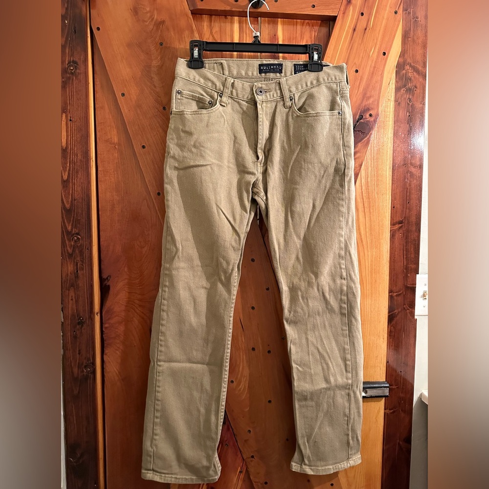 Bullhead Denim Co Skim Straight Khakis